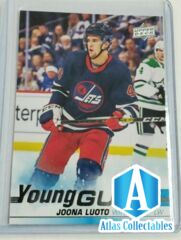 2019-20 Upper Deck Joona Luoto #487 Young Guns Rookie Winnipeg Jets